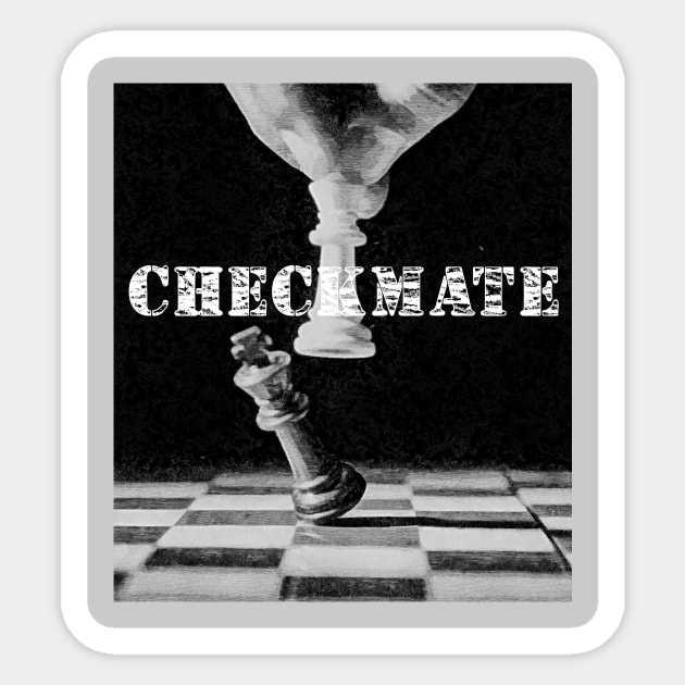 Checkmate typography and illustration Sticker by Choulous79